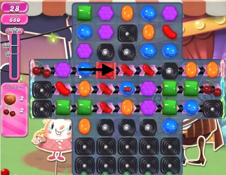 Candy Crush Level 3 tip