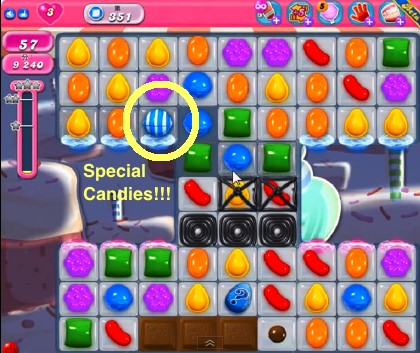 Candy Crush Level 351 tip