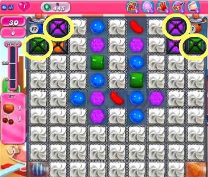 Candy Crush Level 445 tip