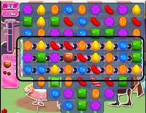 Candy Crush Level 551 cheats