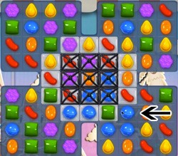 Candy Crush Level 48 tip