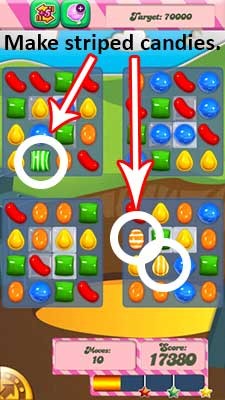 Candy Crush Level 33 tip