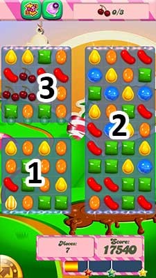 Candy Crush Level 76 cheats