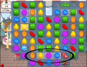 Candy Crush Level 8 cheats