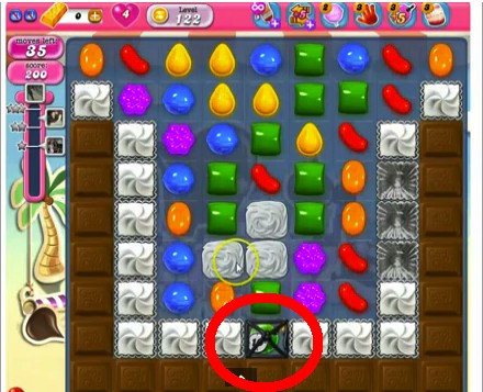 Candy Crush Level 122 tip