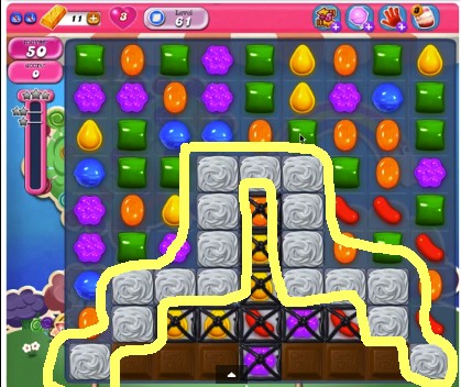 Candy Crush Level 61 tip