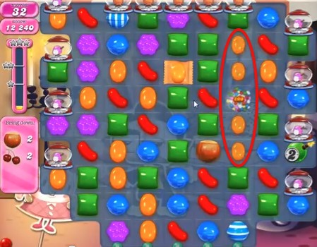 Candy Crush Level 521 tip