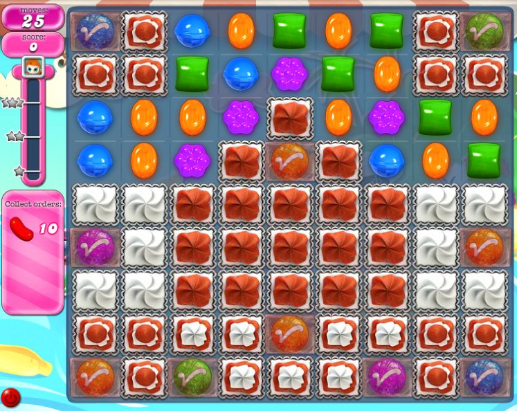 candy crush level 1174 cheats