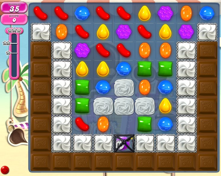 candy crush level 122 cheats