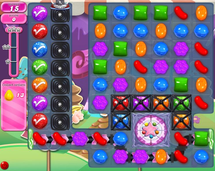 candy crush level 1345 cheats