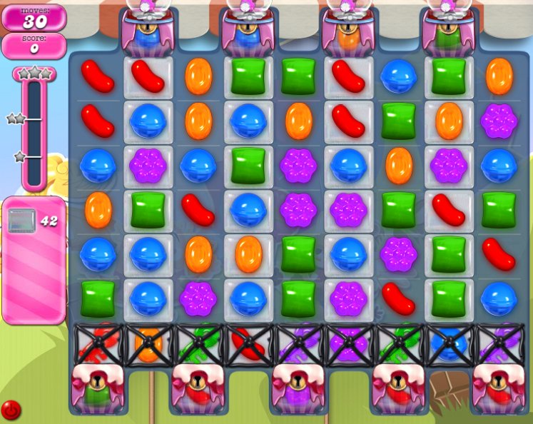 candy crush level 1657 cheats