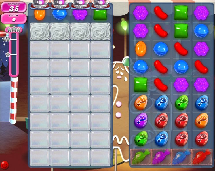 candy crush level 262 cheats
