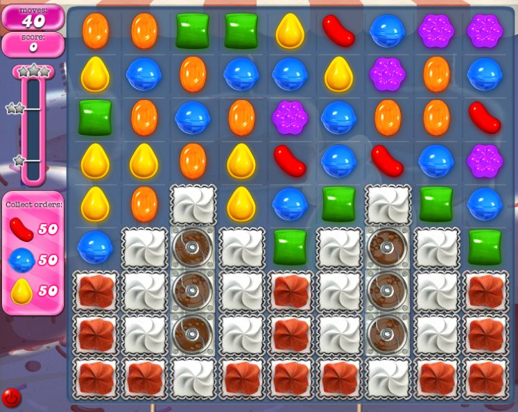 candy crush level 354 cheats