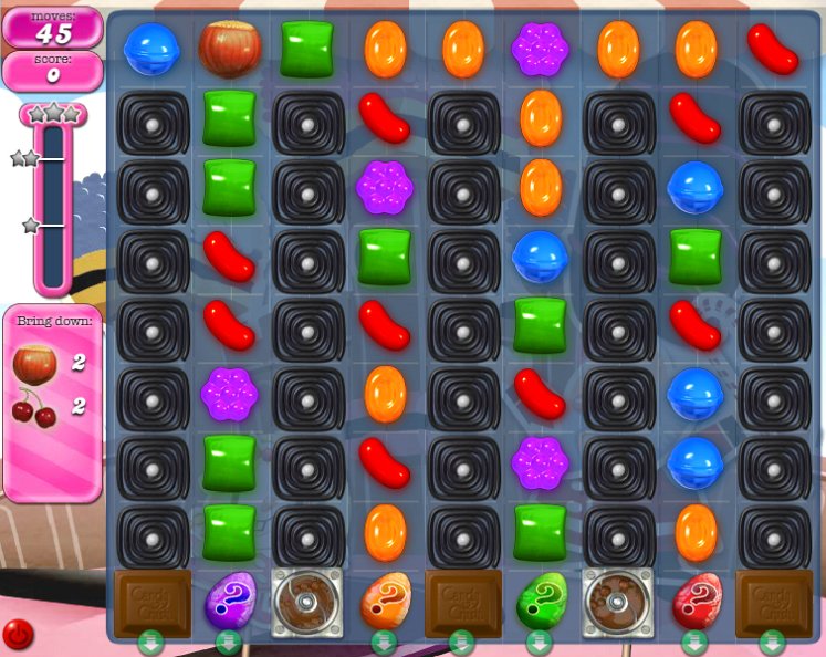 candy crush level 387 cheats