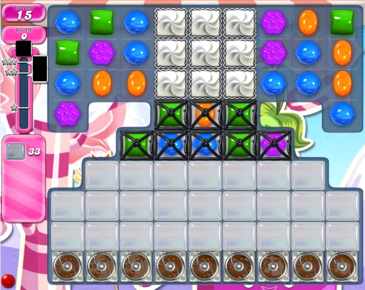 candy crush level 496 cheats