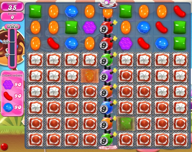 candy crush level 544 cheats