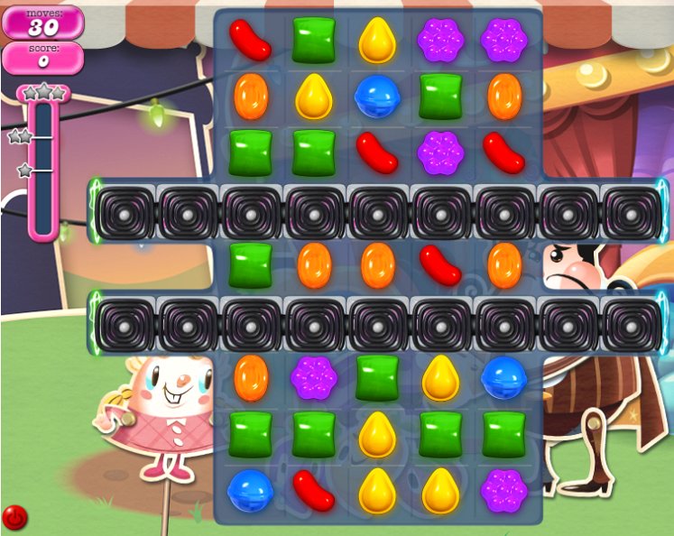 candy crush level 557 cheats