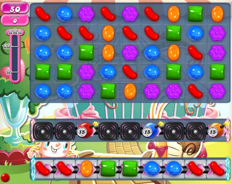 candy crush level 585 cheats