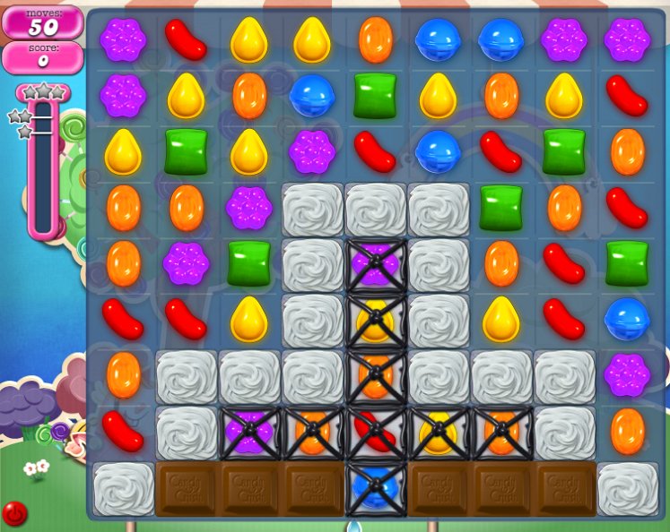 candy crush level 61 cheats