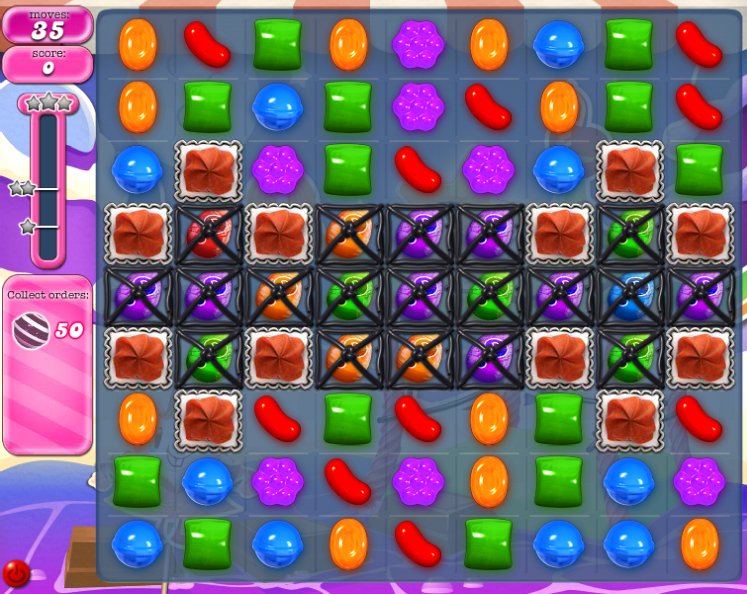 candy crush level 665 cheats