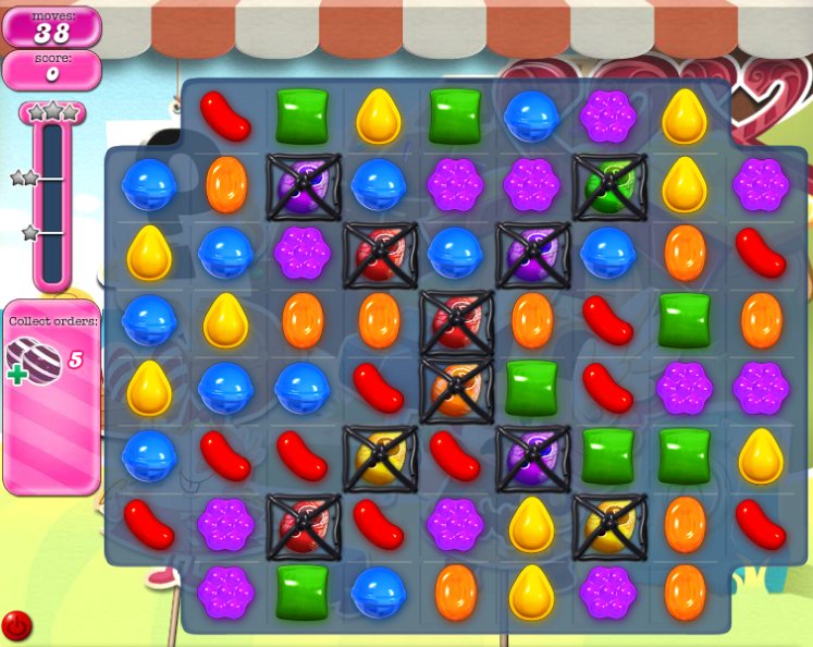 candy crush level 788 cheats