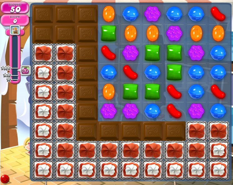 candy crush level 822 cheats