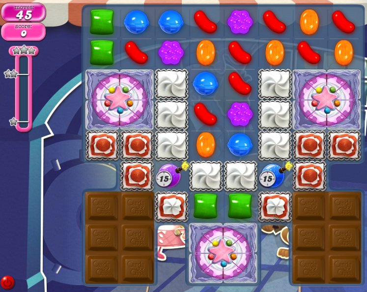 candy crush level 833 cheats